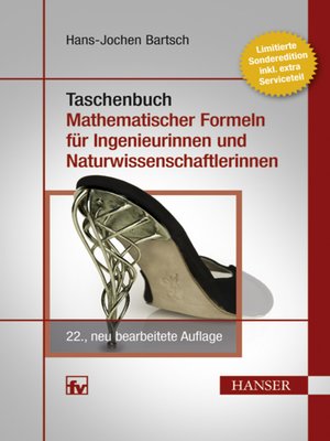 cover image of Taschenbuch mathematischer Formeln für Ingenieurinnen und Naturwissenschaftlerinnen